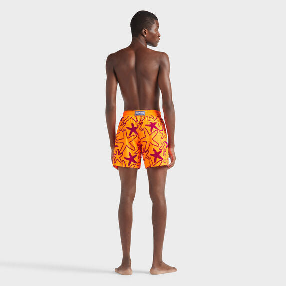 VILEBREQUIN Men Swim Shorts Ultra-Light and Packable Flocked Starlettes