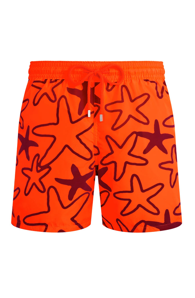 VILEBREQUIN Men Swim Shorts Ultra-Light and Packable Flocked Starlettes