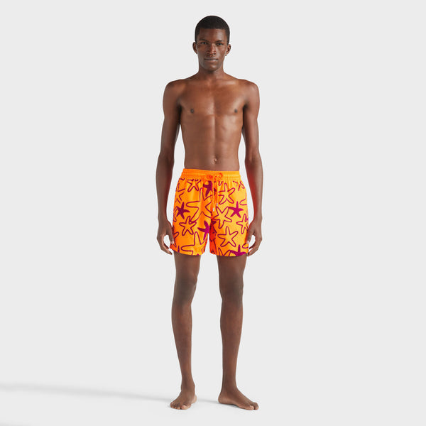 VILEBREQUIN Men Swim Shorts Ultra-Light and Packable Flocked Starlettes