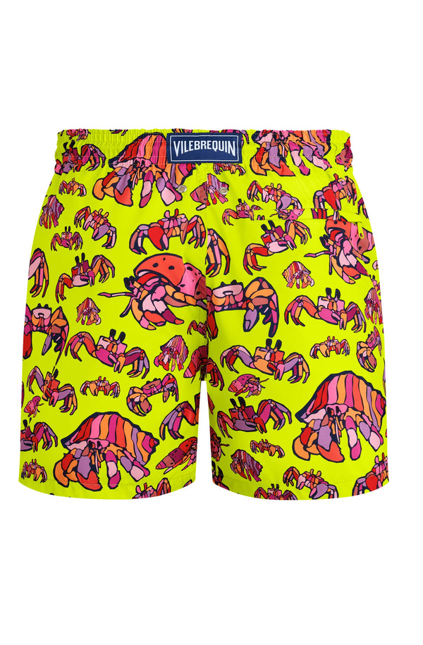 VILEBREQUIN Men Ultra-Light and Packable Swim Shorts Hermit Crabs