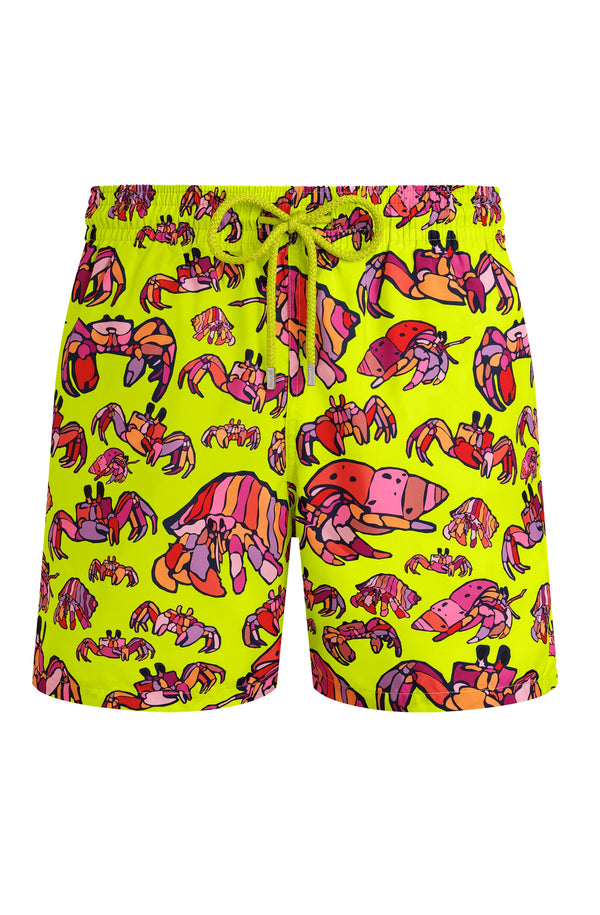 VILEBREQUIN Men Ultra-Light and Packable Swim Shorts Hermit Crabs