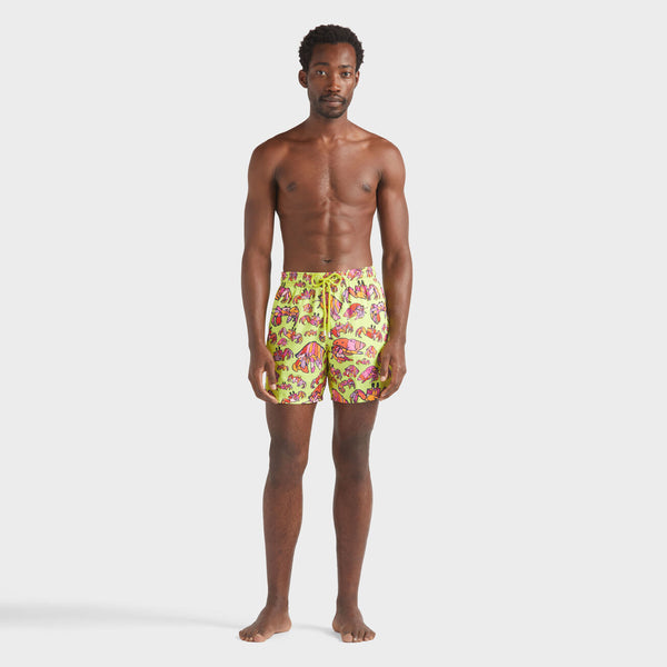 VILEBREQUIN Men Ultra-Light and Packable Swim Shorts Hermit Crabs