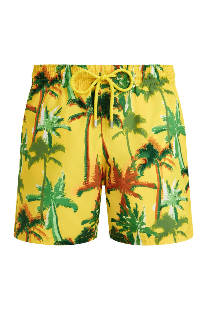 VILEBREQUIN Men Ultra-Light and Packable Swim Shorts Palms Offset