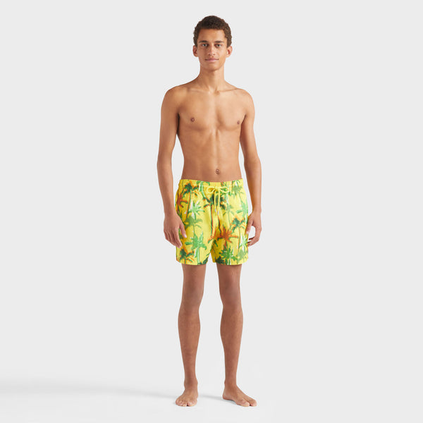 VILEBREQUIN Men Ultra-Light and Packable Swim Shorts Palms Offset