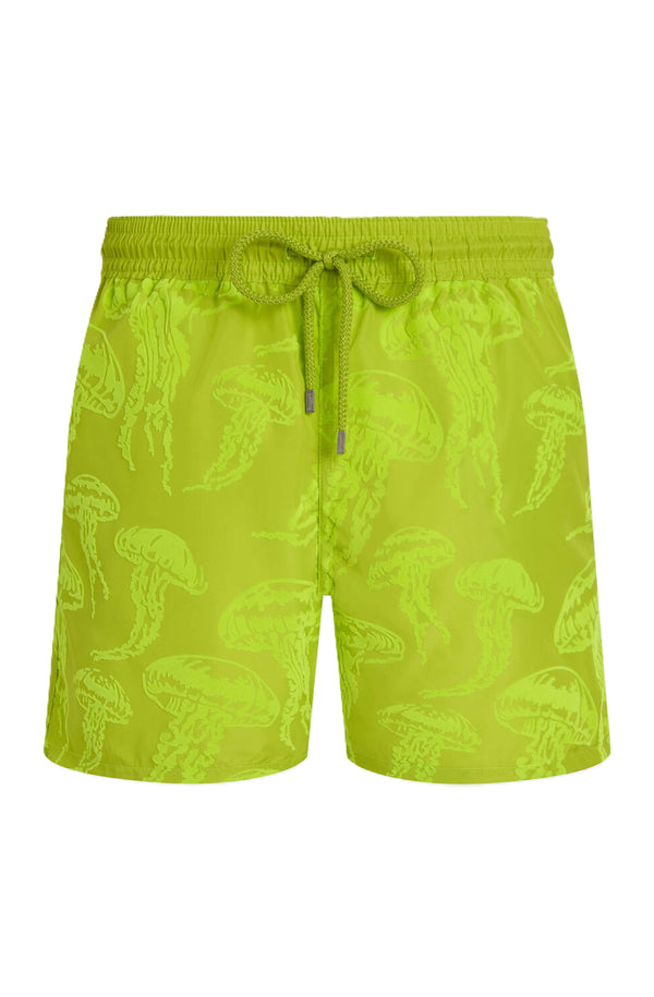 VILEBREQUIN Men Ultra-light and packable Swim Shorts Flocked Jellyfish Dance