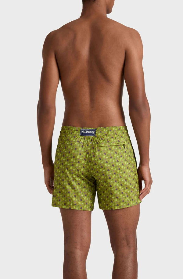 VILEBREQUIN Men Ultra-light and packable Swim Shorts Micro Ronde des Tortues
