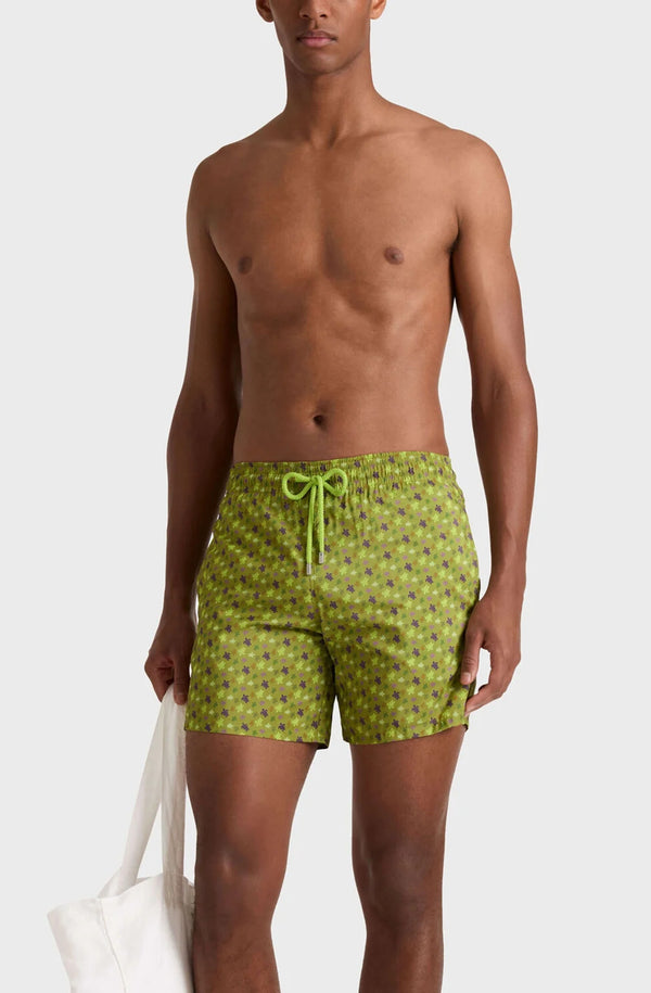 VILEBREQUIN Men Ultra-light and packable Swim Shorts Micro Ronde des Tortues