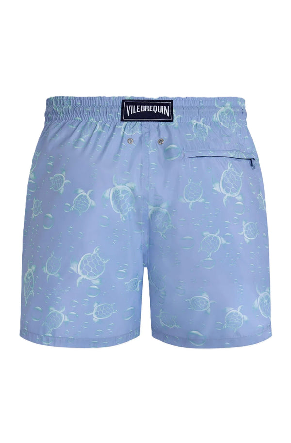 VILEBREQUIN Men Ultra-Light and Packable Swim Shorts Bubbles Turtles 3D