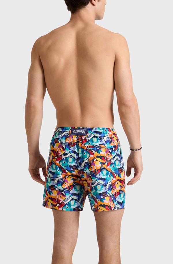 VILEBREQUIN Men Micro-perforated Ultra-light and packable Swim Shorts Pacu