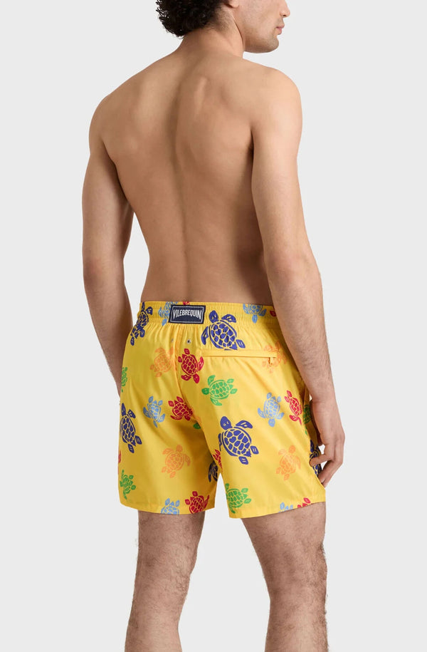 VILEBREQUIN Men Ultra-light and packable Swim Shorts Tortues Multicolores