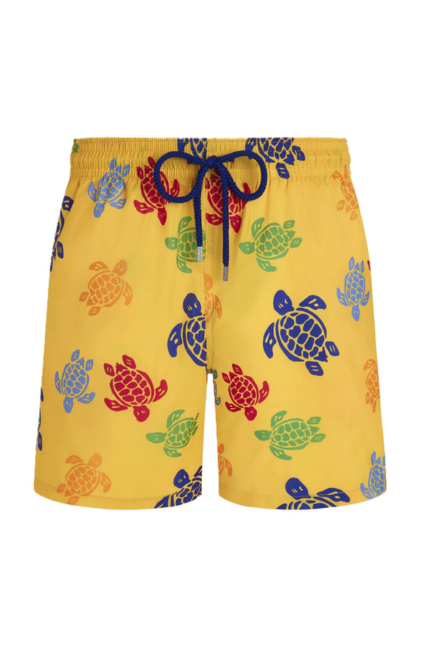 VILEBREQUIN Men Ultra-light and packable Swim Shorts Tortues Multicolores