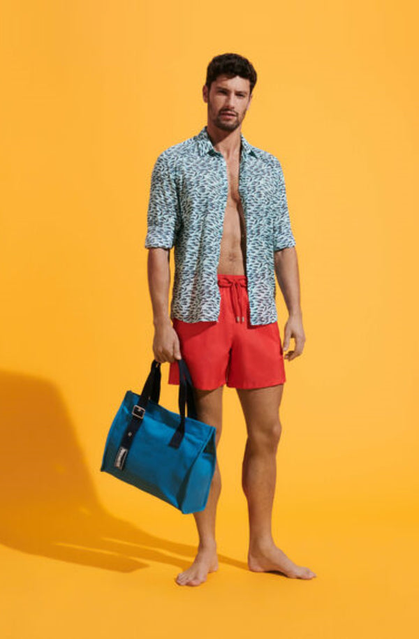 VILEBREQUIN Men Swim Shorts Ultra-Light and Packable Solid