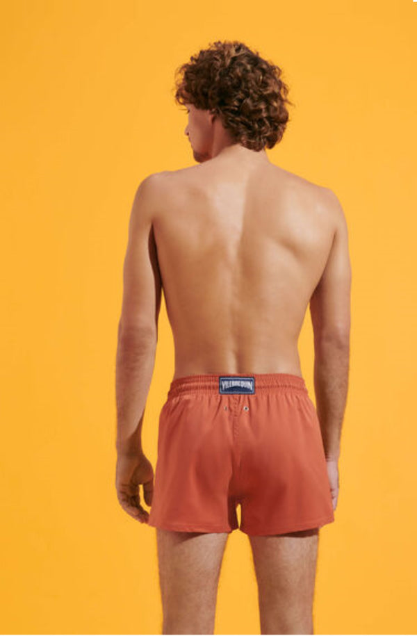VILEBREQUIN Men Swim Short and Fitted Stretch Solid