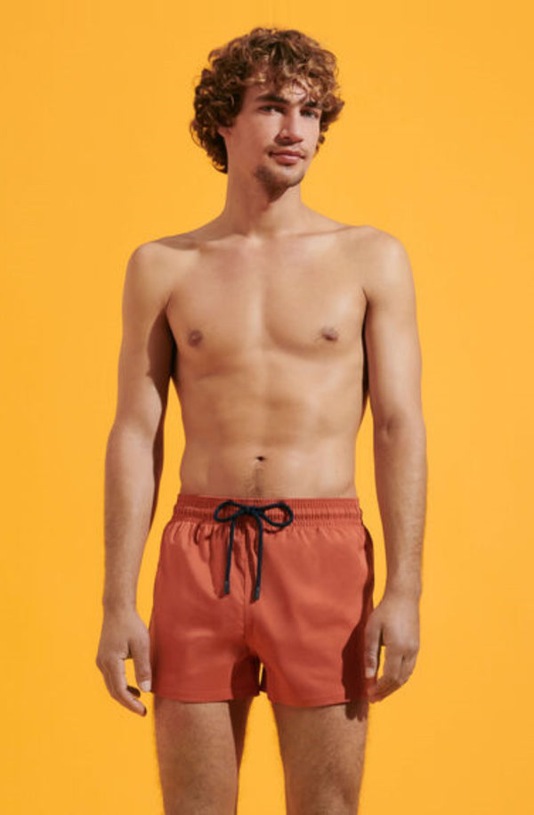 VILEBREQUIN Men Swim Short and Fitted Stretch Solid