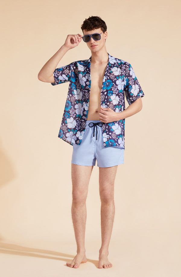 VILEBREQUIN Men Swim Short and Fitted Stretch Solid
