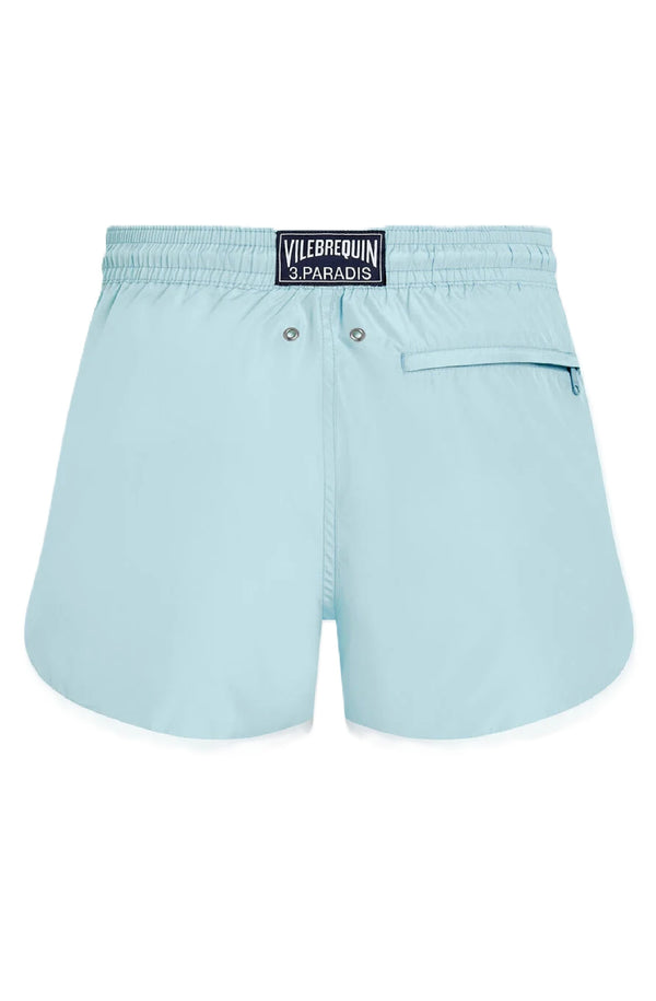 VILEBREQUIN Men Short Swim Shorts Dove Placed Embroidery - Vilebrequin x 3.PARADIS