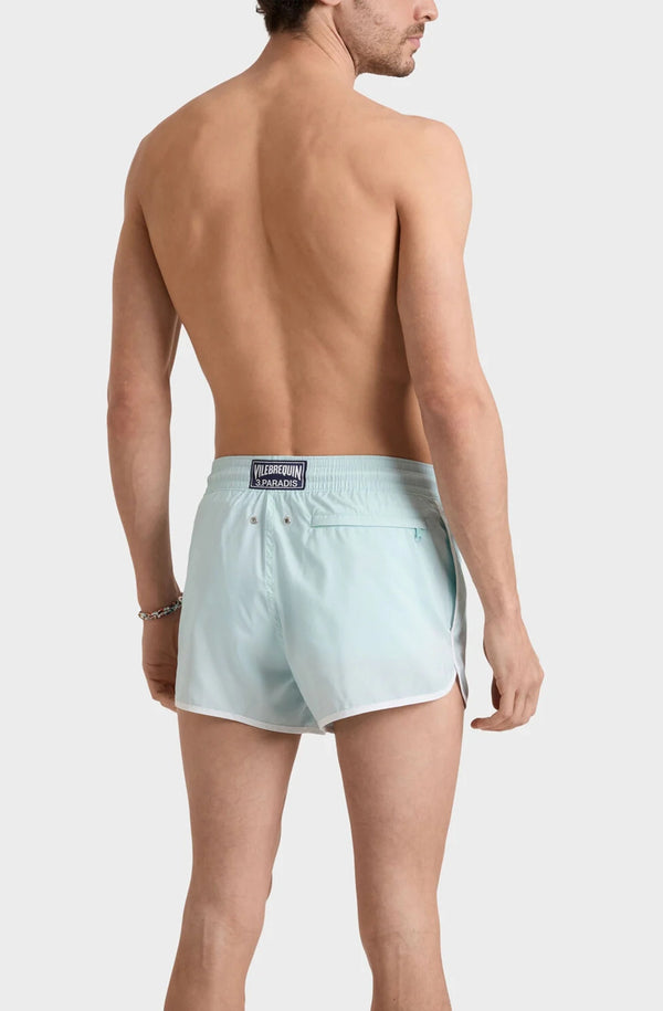 VILEBREQUIN Men Short Swim Shorts Dove Placed Embroidery - Vilebrequin x 3.PARADIS
