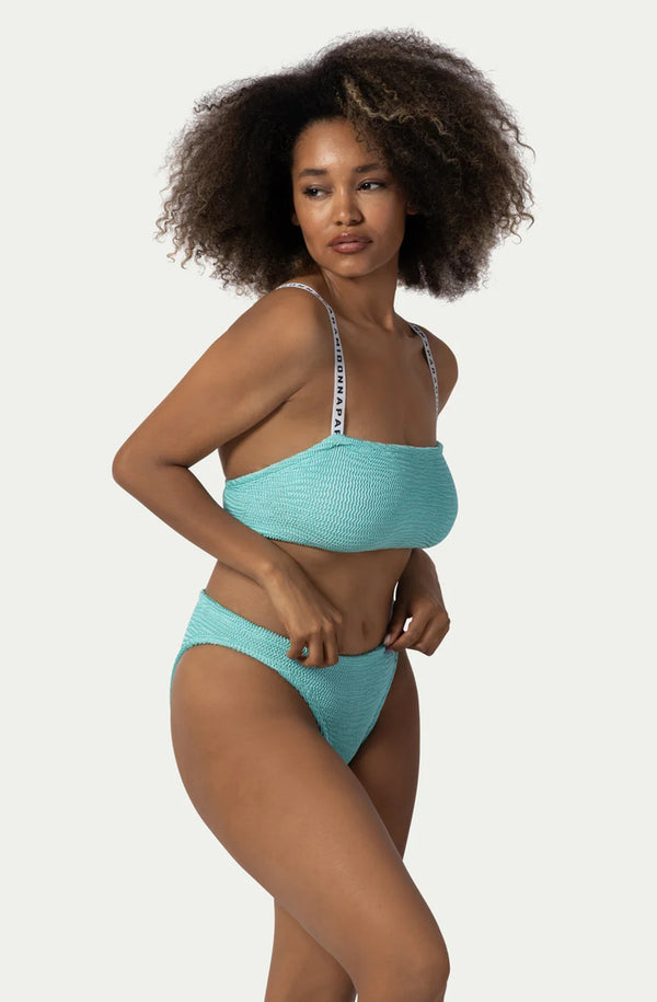 PARAMIDONNA Women Merry Aquamarine Asymmetrical Bikini