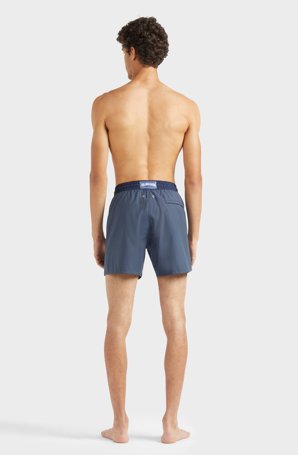 VILEBREQUIN Men Wool Swim Shorts Micro Carreaux Tailoring