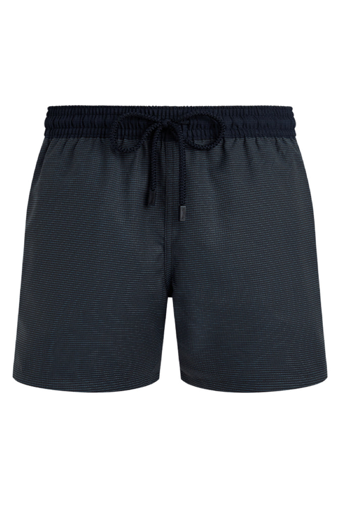 VILEBREQUIN Men Wool Swim Shorts Micro Carreaux Tailoring