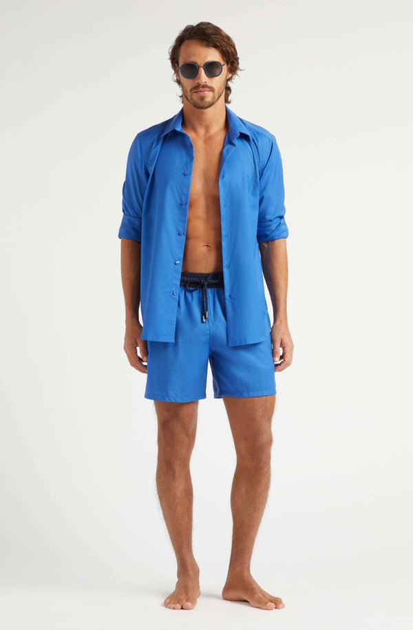 VILEBREQUIN Men Merinol Wool Super 120'S Swim Shorts Bicolor