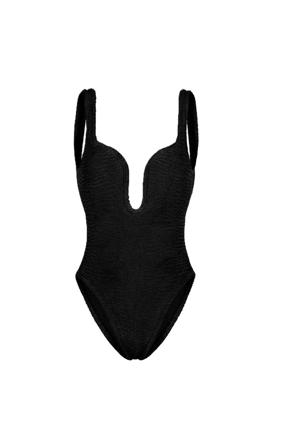 PARAMIDONNA Women Mika Black Underwire One-Piece Swimsuit