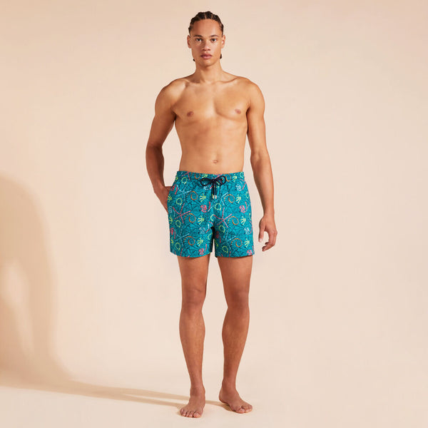 VILEBREQUIN Men Swim Shorts Embroidered Noumea Sea - Limited Edition