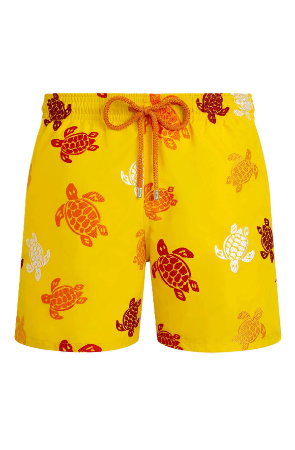 VILEBREQUIN Men Swim Shorts Embroidered Tortue Multicolored - Limited Edition