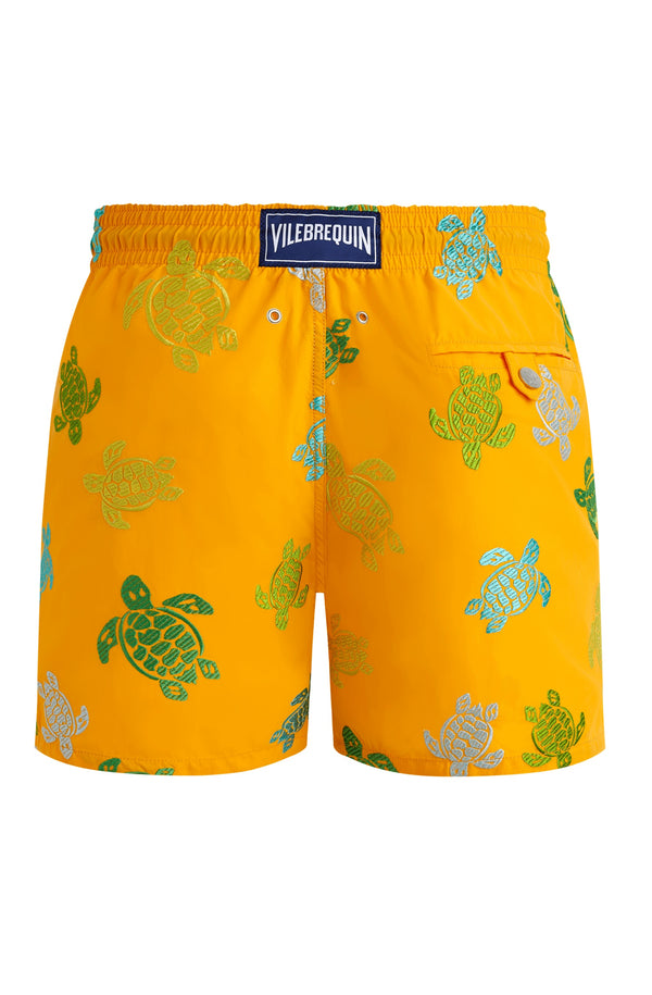 VILEBREQUIN Men Swim Shorts Embroidered Tortue Multicolored - Limited Edition