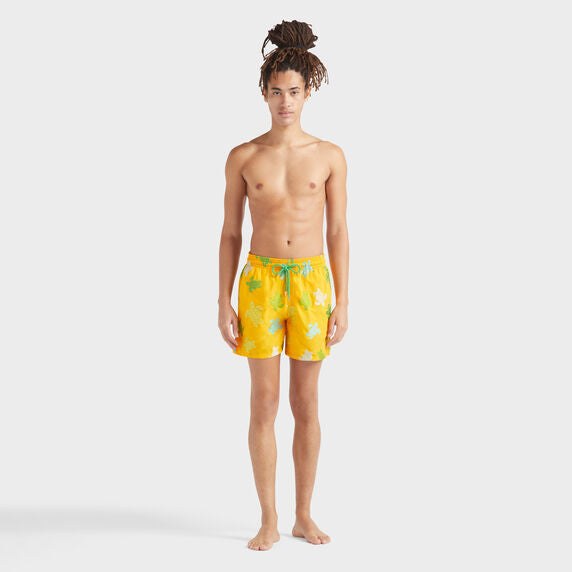 VILEBREQUIN Men Swim Shorts Embroidered Tortue Multicolored - Limited Edition