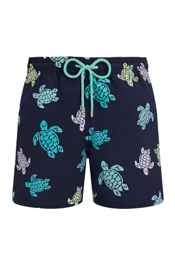 VILEBREQUIN Men Swim Shorts Embroidered Tortue Multicolored - Limited Edition
