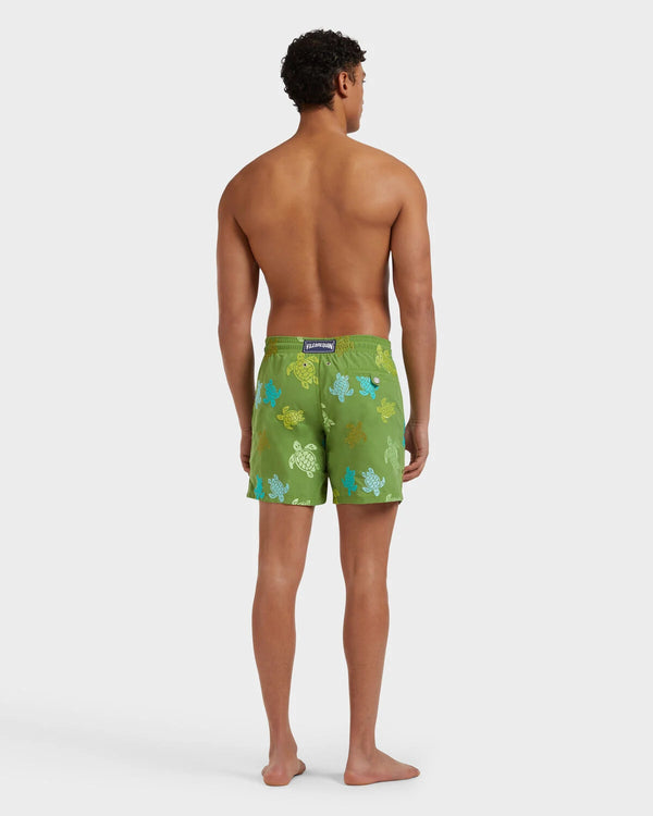 VILEBREQUIN Men Swim Shorts Embroidered Tortue Multicolored - Limited Edition