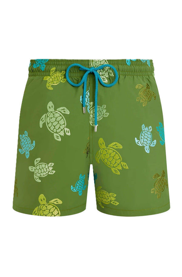 VILEBREQUIN Men Swim Shorts Embroidered Tortue Multicolored - Limited Edition