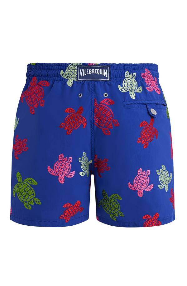 VILEBREQUIN Men Swim Shorts Embroidered Tortue Multicolored- Limited Edition