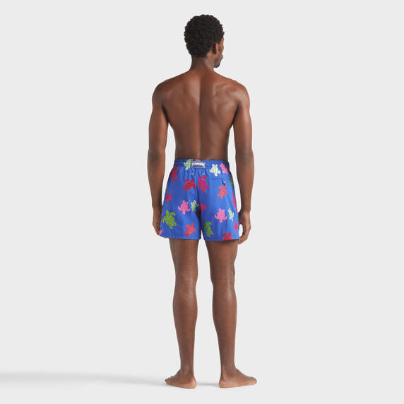VILEBREQUIN Men Swim Shorts Embroidered Tortue Multicolored- Limited Edition
