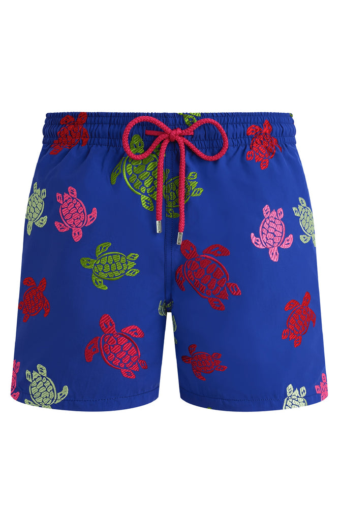 VILEBREQUIN Men Swim Shorts Embroidered Tortue Multicolored- Limited Edition