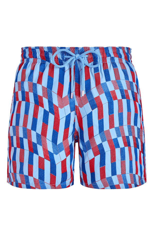 VILEBREQUIN Men Swim Shorts Embroidered Graphic Glass - Limited Edition