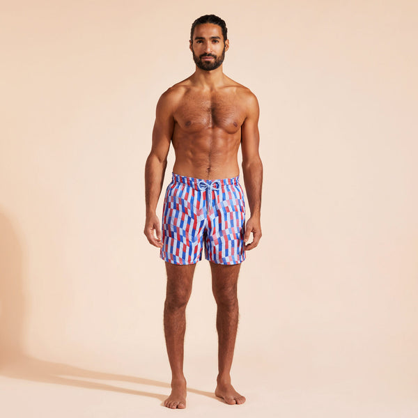 VILEBREQUIN Men Swim Shorts Embroidered Graphic Glass - Limited Edition