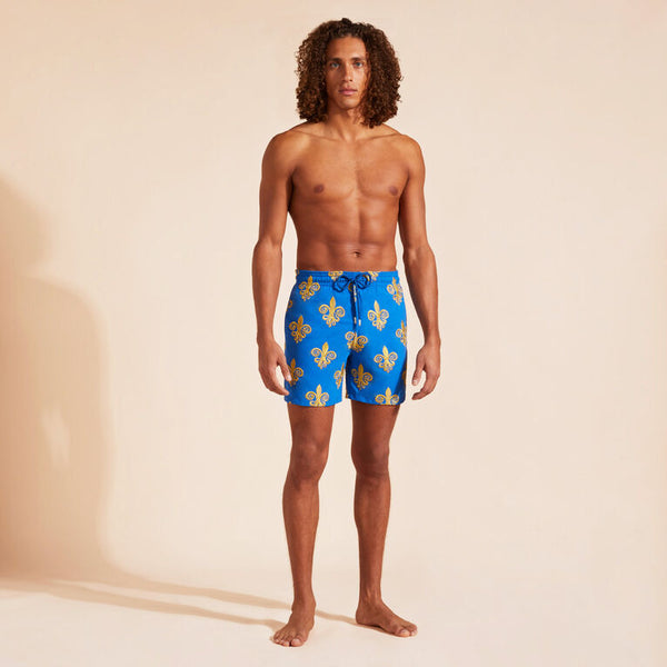 VILEBREQUIN Men Swim Shorts Embroidered Fleur de Poulpes - Limited Edition