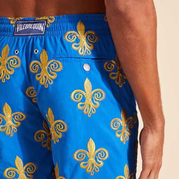 VILEBREQUIN Men Swim Shorts Embroidered Fleur de Poulpes - Limited Edition