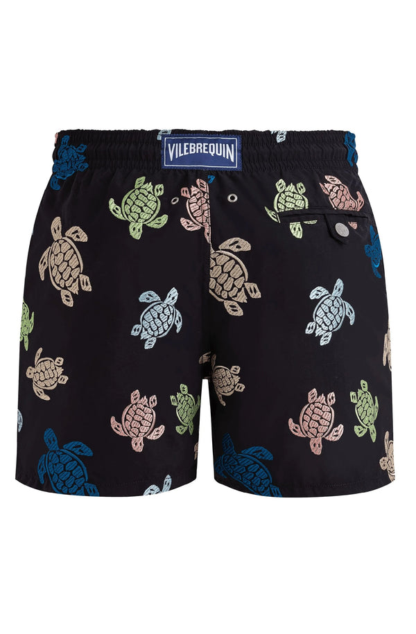 VILEBREQUIN Men Swim Shorts Embroidered Tortue Multicolored - Limited Edition