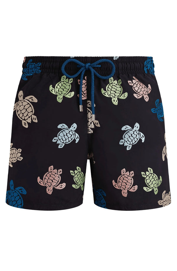 VILEBREQUIN Men Swim Shorts Embroidered Tortue Multicolored - Limited Edition