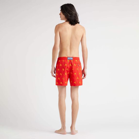 VILEBREQUIN Men Swim Shorts Embroidered Micro Ronde des Tortues Diagonal - Limited Edition