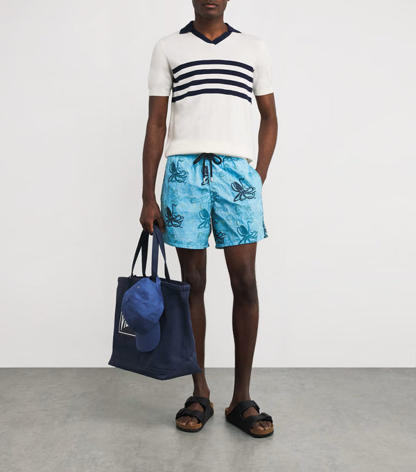 VILEBREQUIN Men Swim Shorts Embroidered Octopussy - Limited Edition