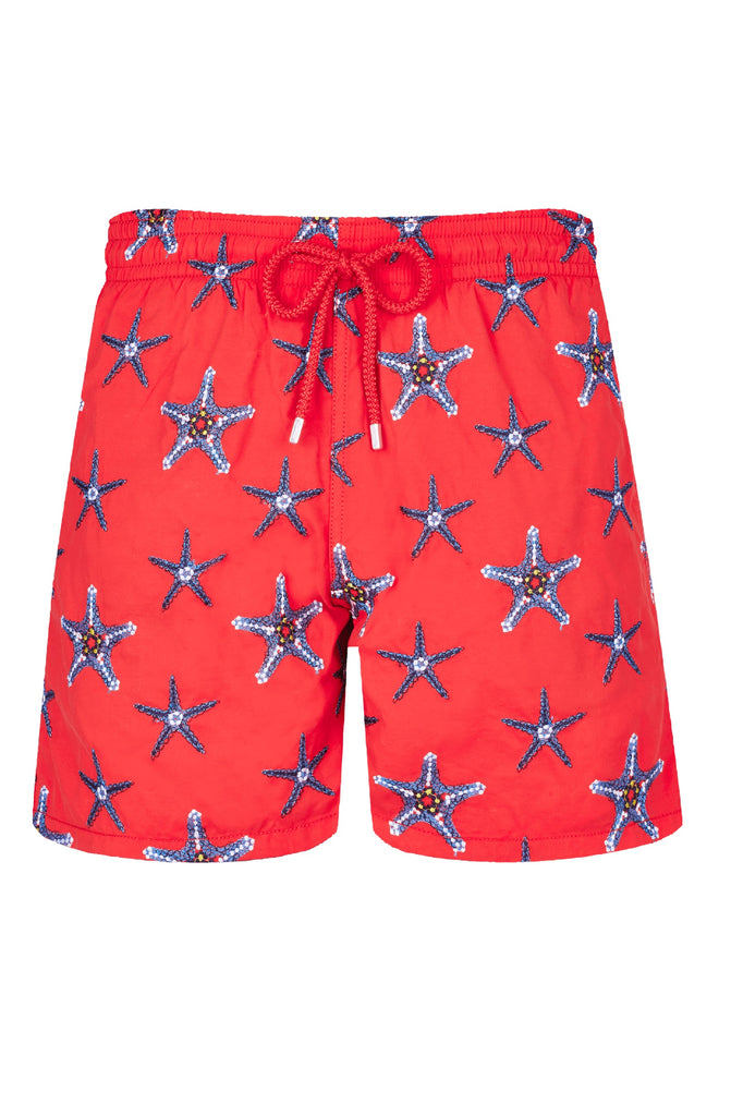 VILEBREQUIN Men Swim Shorts Embroidered Starfish Dance - Limited Edition
