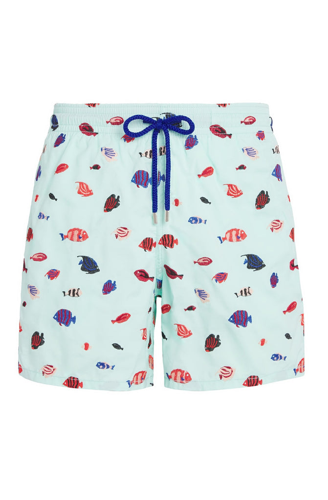 VILEBREQUIN Men Swim Shorts Embroidered Fishy Dance - Limited Edition