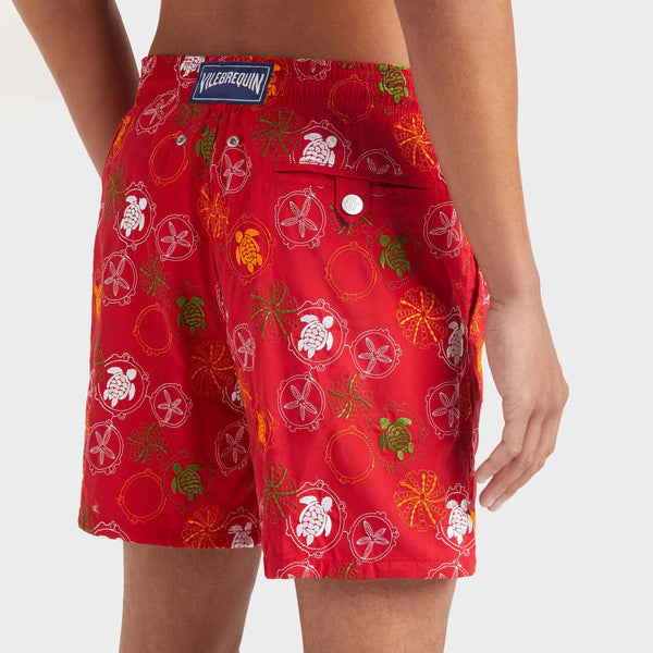 VILEBREQUIN Men Swim Shorts Embroidered Oursins - Limited Edition