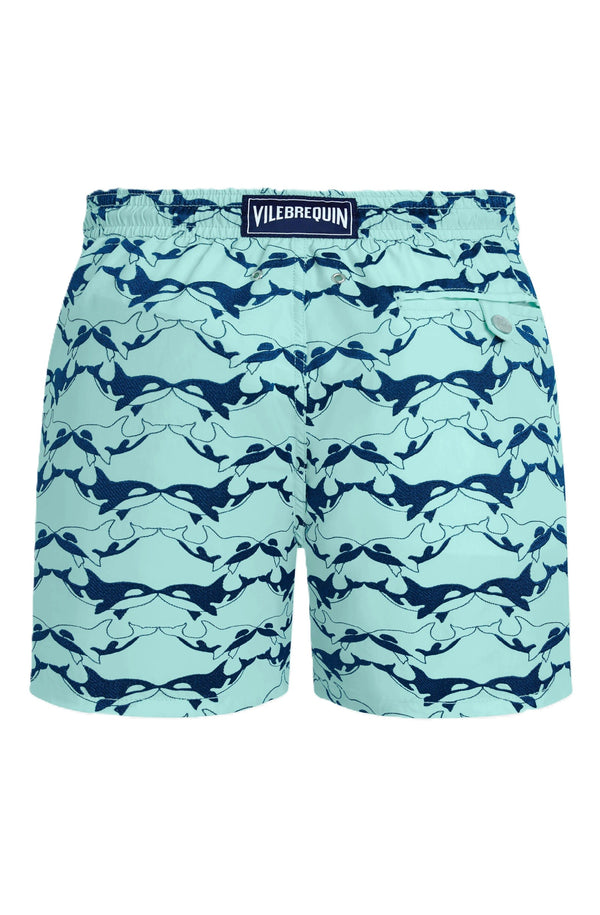VILEBREQUIN Men Swim Trunks Embroidered Orcas - Limited Edition