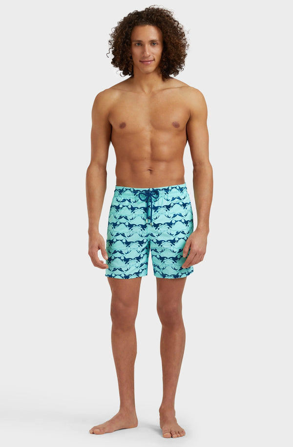 VILEBREQUIN Men Swim Trunks Embroidered Orcas - Limited Edition