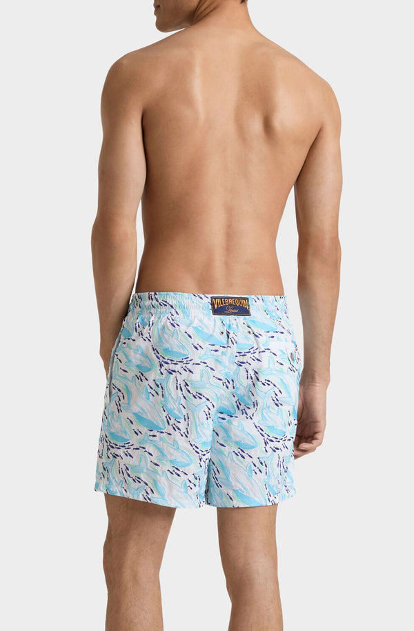 VILEBREQUIN Men Embroidered Swim Shorts Whales Offset - Limited Edition